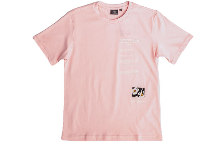 

Футболка унисекс New Balance, цвет Pink