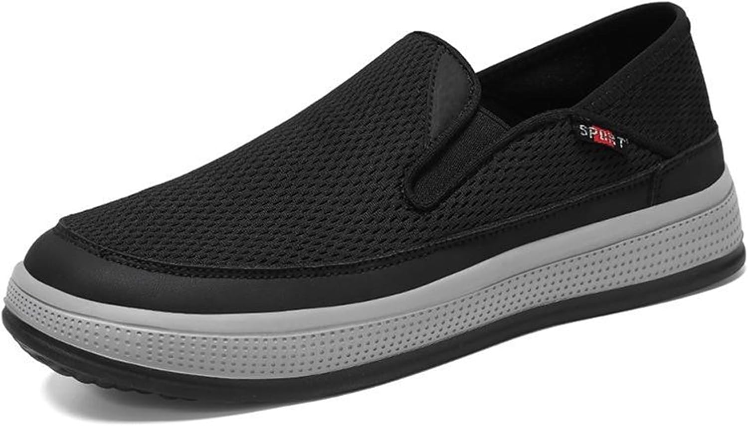 

Мужские лоферы без шнурков, повседневные летние туфли, плоская подошва, дреск-кэжуал, для прогулок, кроссовки для улицы и работы, удобные с мягкой стелькой, легкие повседневные обувь для мужчин Generic, серый