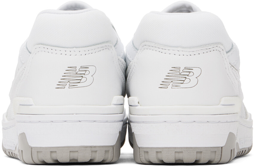 Белые кроссовки 550 New Balance, белый/белый — фото 2