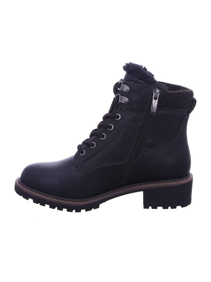 Сапоги Tamaris Winterstiefeletten, цвет BLACK MATT — фото 4