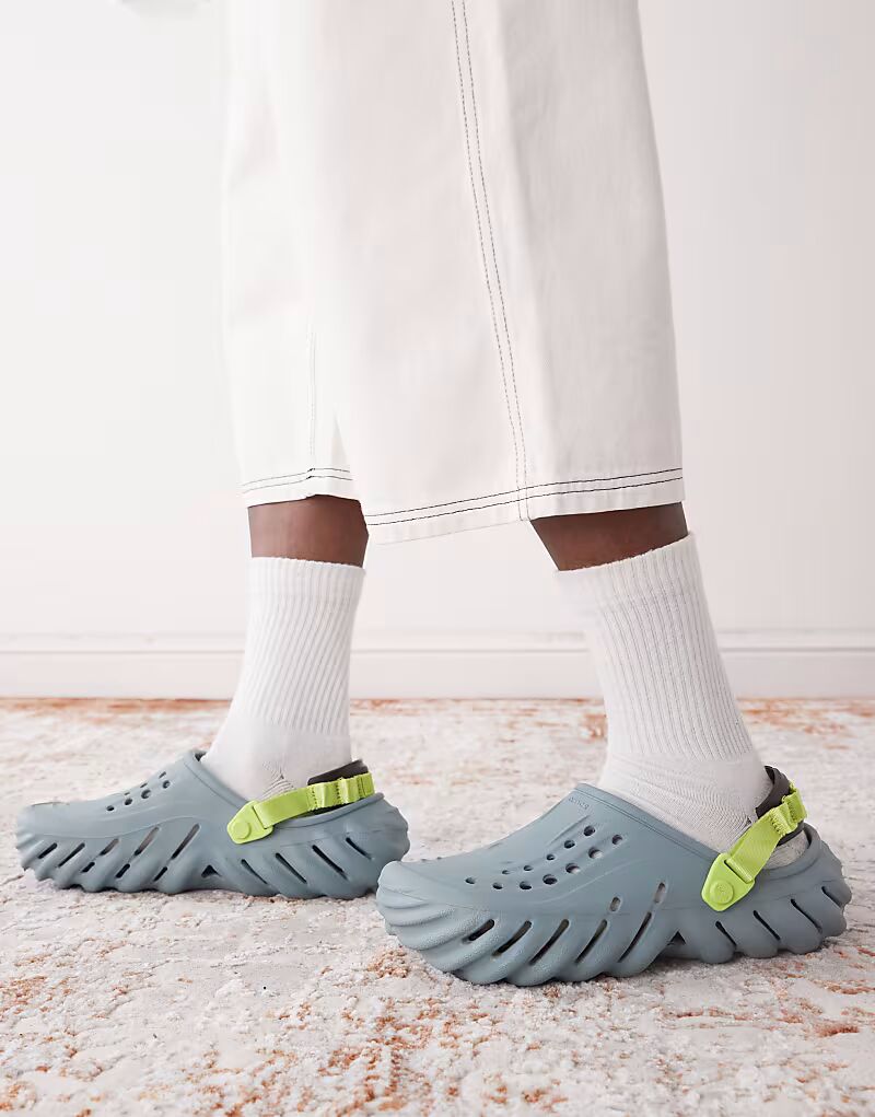 

Crocs Echo забивается мхом
