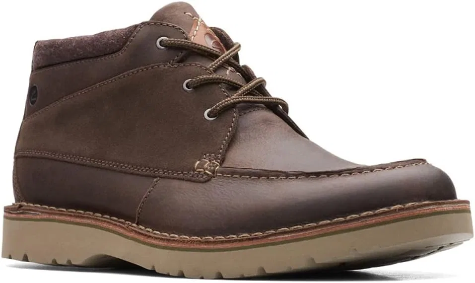 Мужские ботинки-чукка Clarks Eastford Top, Dark Brown
