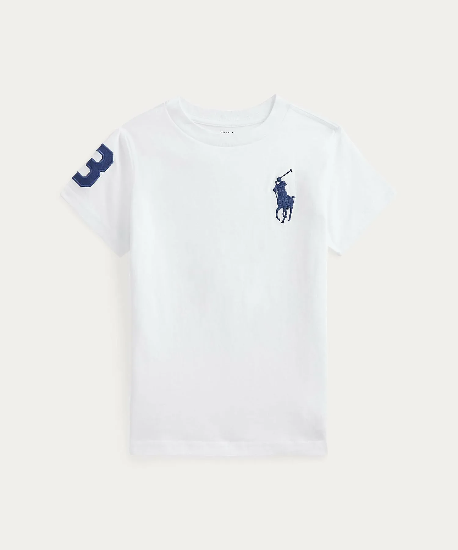Хлопковая футболка Big Pony (для мальчиков 2-7 лет) Polo Ralph Lauren, 100 White