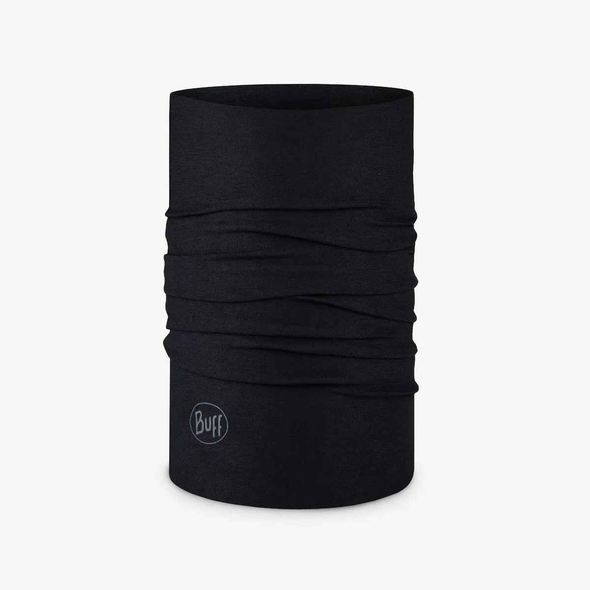 

Универсальный шейный платок Solid Black Buff, черный