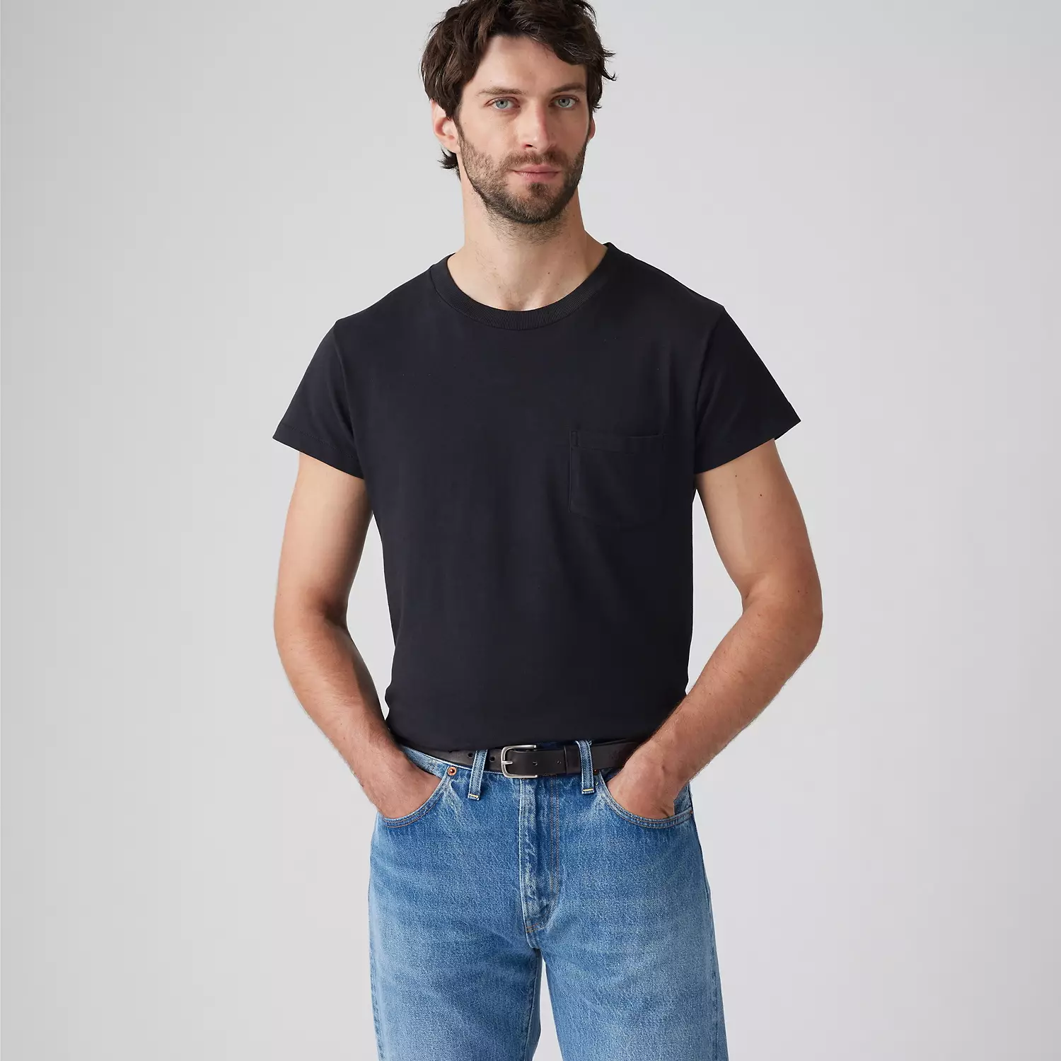 

Спортивная футболка 1950-х годов Levi's, черный