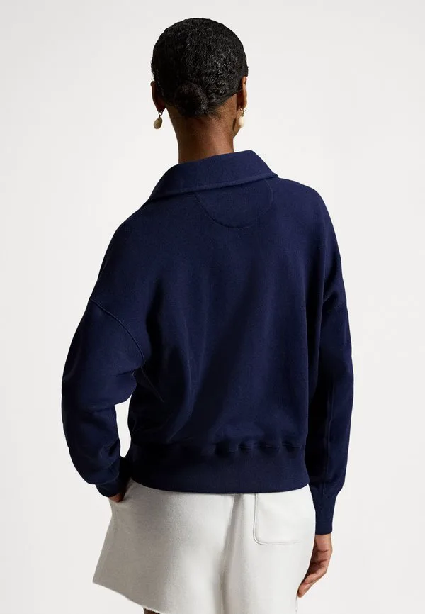 Вязаная полутолстовка на молнии, не использовать толстовку Polo Ralph Lauren, Cruise Navy — фото 3