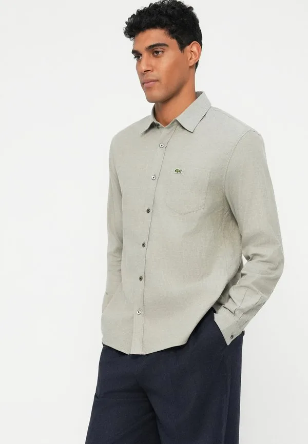 Рубашка Lacoste, Olive/White — фото 4