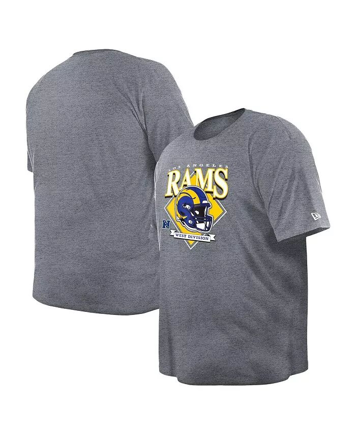 

Мужская серая футболка Los Angeles Rams Big Tall Helmet New Era