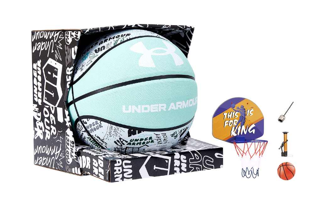 

Under Armour Граффити China баскетбольный мяч Tiffany белый зеленый размер 7 тренировочный unisex