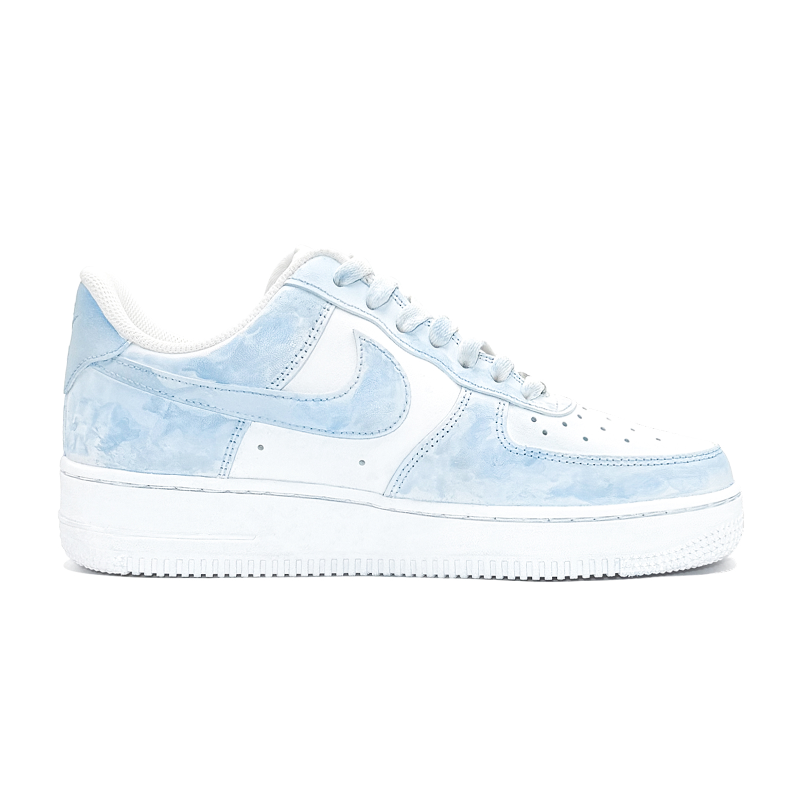 Air Force 1 Blue Sea, First Culture устойчивые к истиранию нескользящие низкие скейтборд кроссовки мужские blue white Nike, синий белый — фото 2