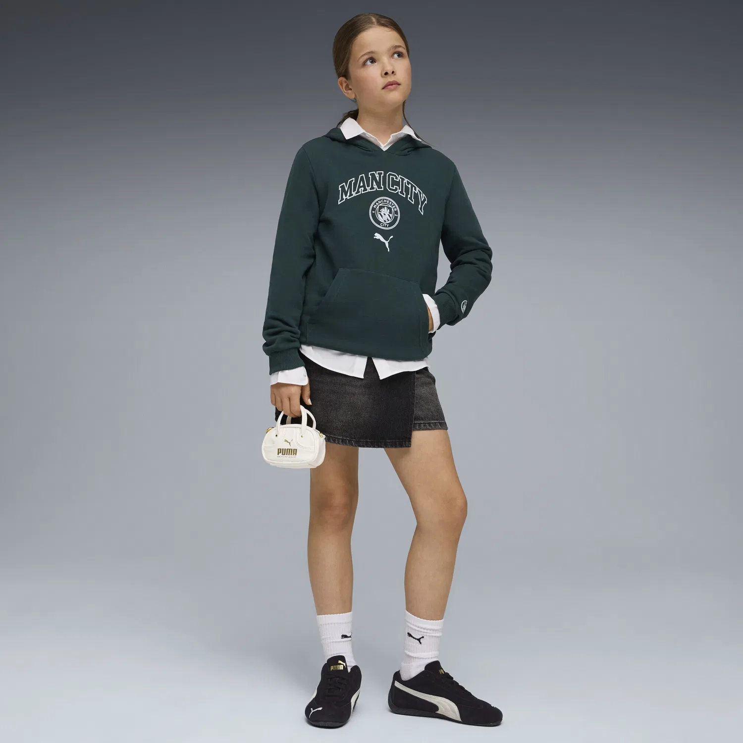 Спортивная толстовка Puma, Dark Green — фото 4