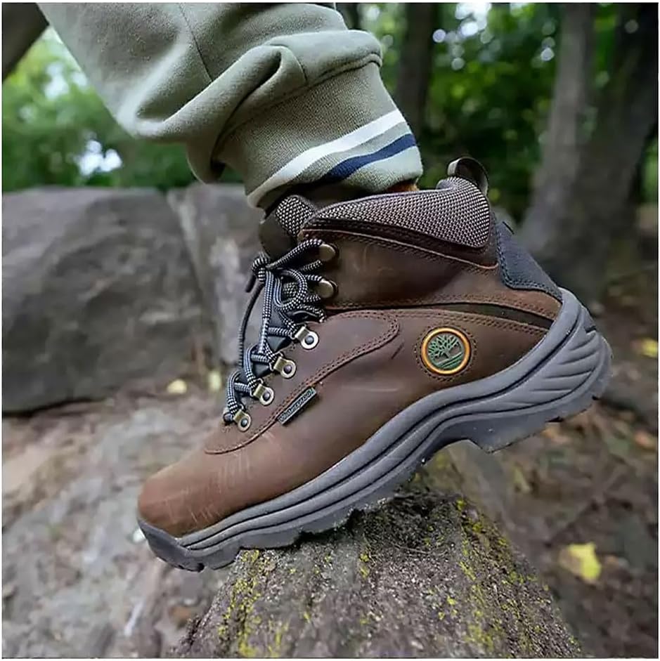 Timberland мужские White Ledge Mid Waterproof походные ботинки, Brown-2024 New — фото 2