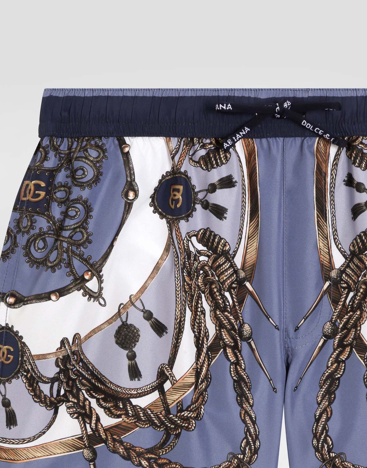 Средние плавки из нейлона с принтом DOLCE & GABBANA, мультиколор — фото 3