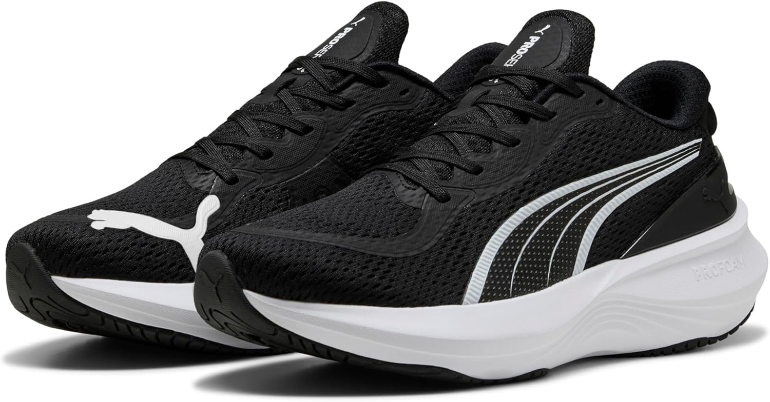 Мужские кроссовки для бега Puma Scend Pro, белый/черный — фото 3
