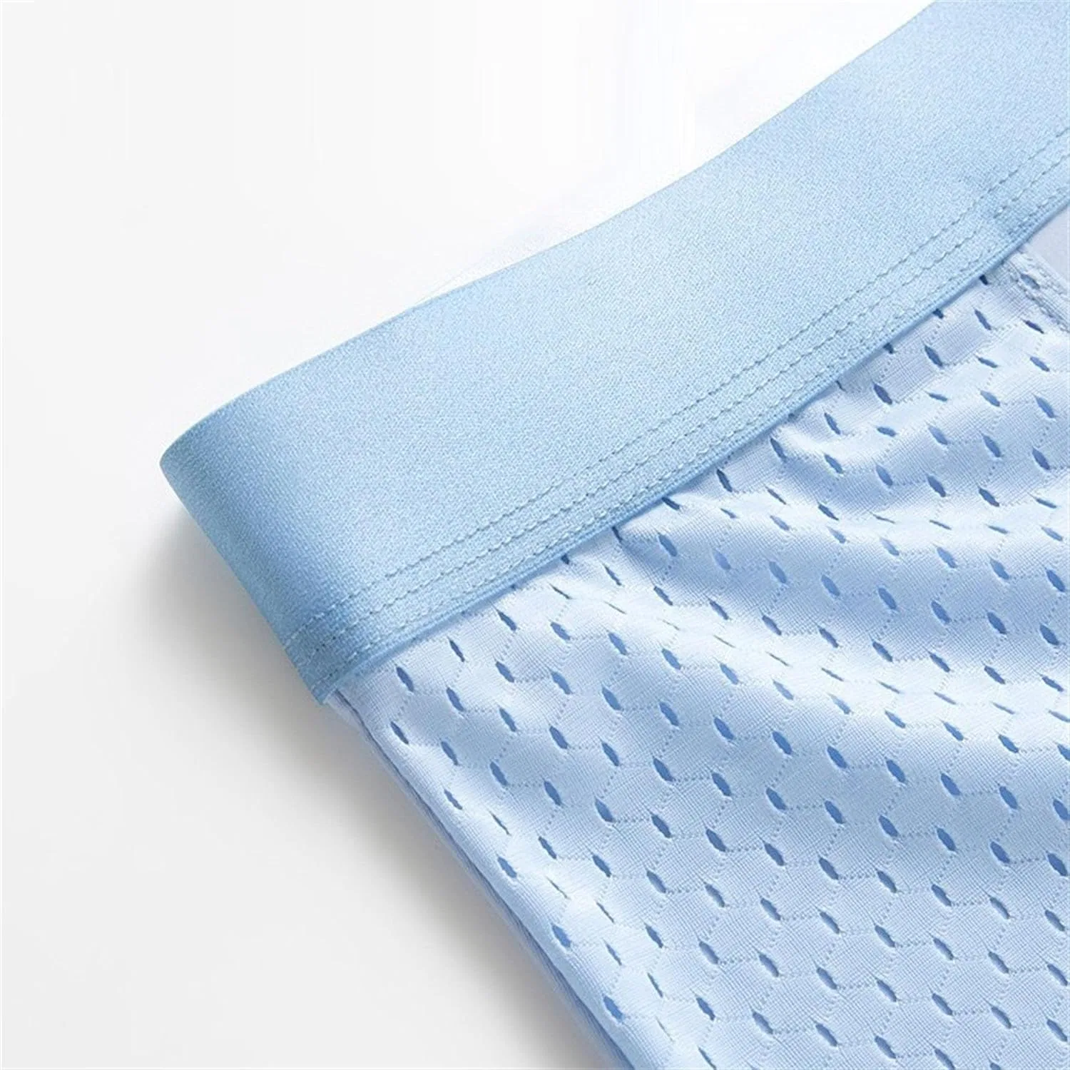 Трусы с выпуклым карманом, Mesh Breathable, Light Blue-5pc — фото 4