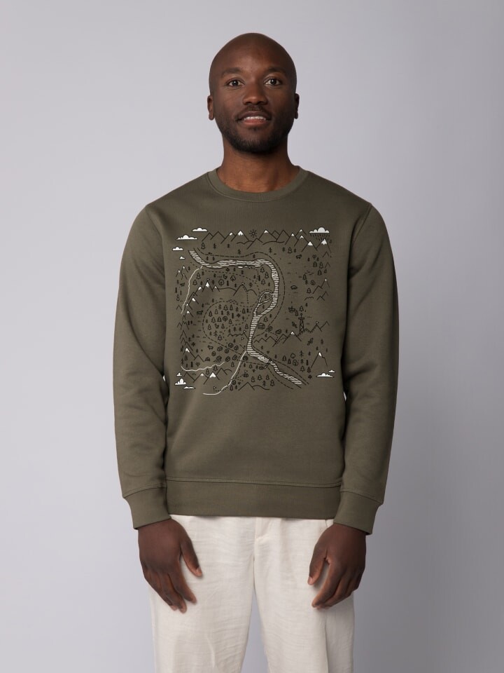 

Толстовка wat Apparel Landschaft, хаки