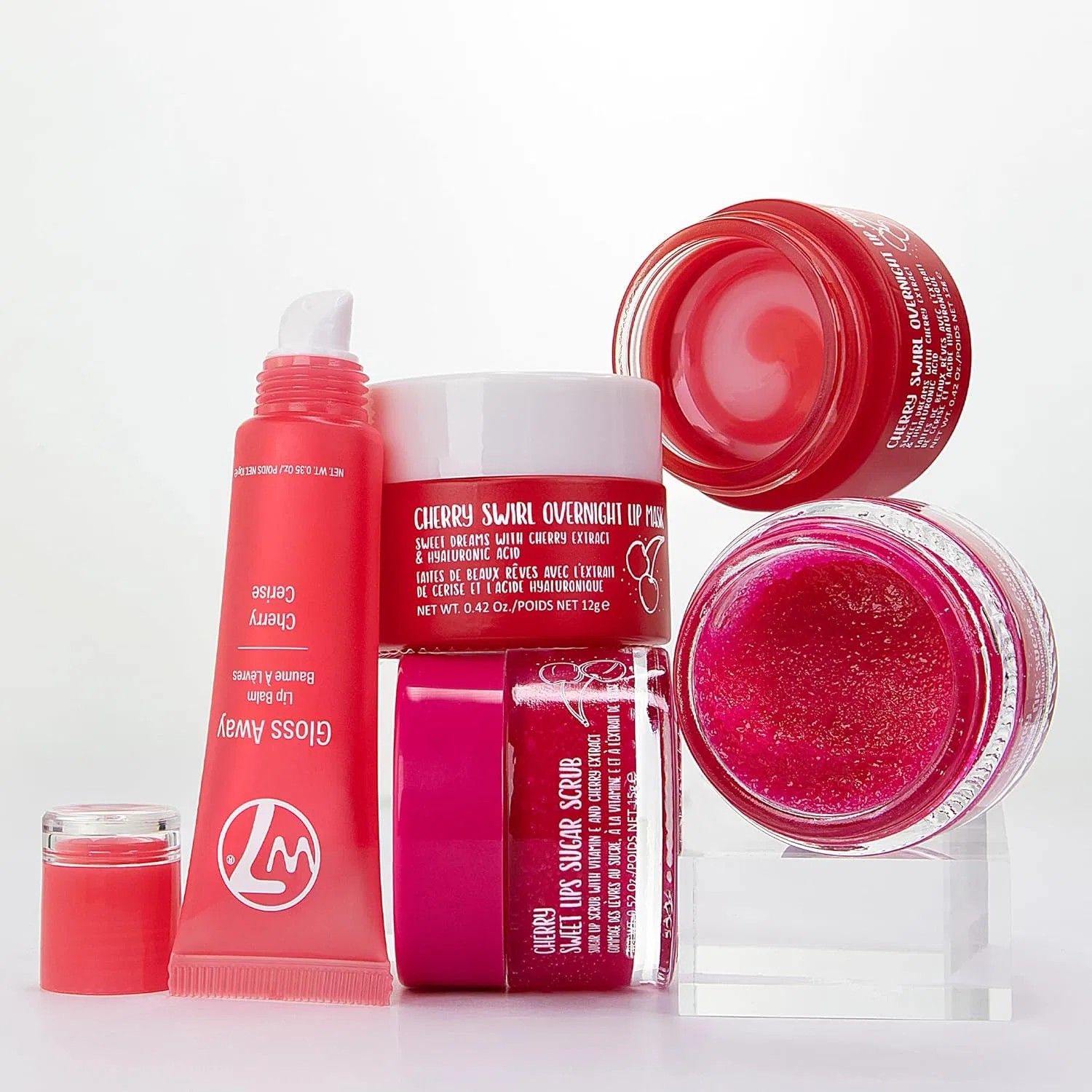 Набор для ухода за губами W7 Sweet Dreams Lip Care Trio, вишня W7, Cherry — фото 3