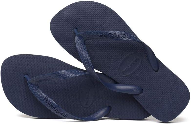 Лучшие шлепанцы унисекс от Havaianas, темно-синий — фото 4