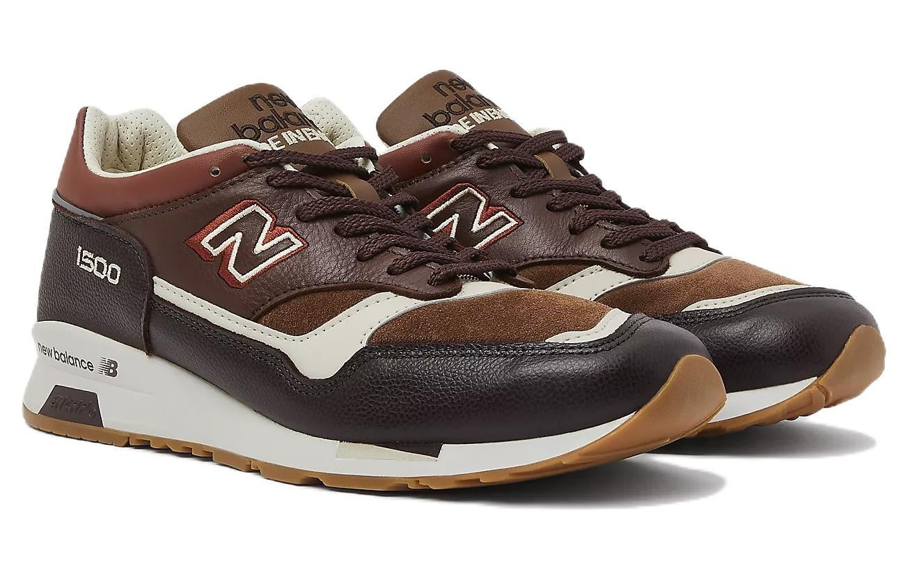 

Мужские кроссовки New Balance MADE in England 1500 M1500GBI French Roast Trainer Shoes, коричневый