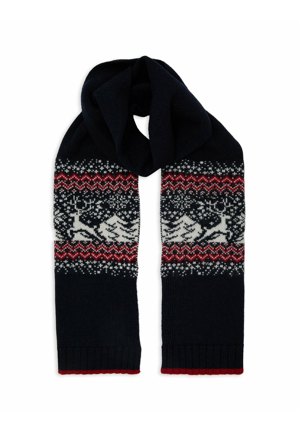 

Шарф UNISEX WITH DECORATIVE CHRISTMAS MOTIF Gallo, синий