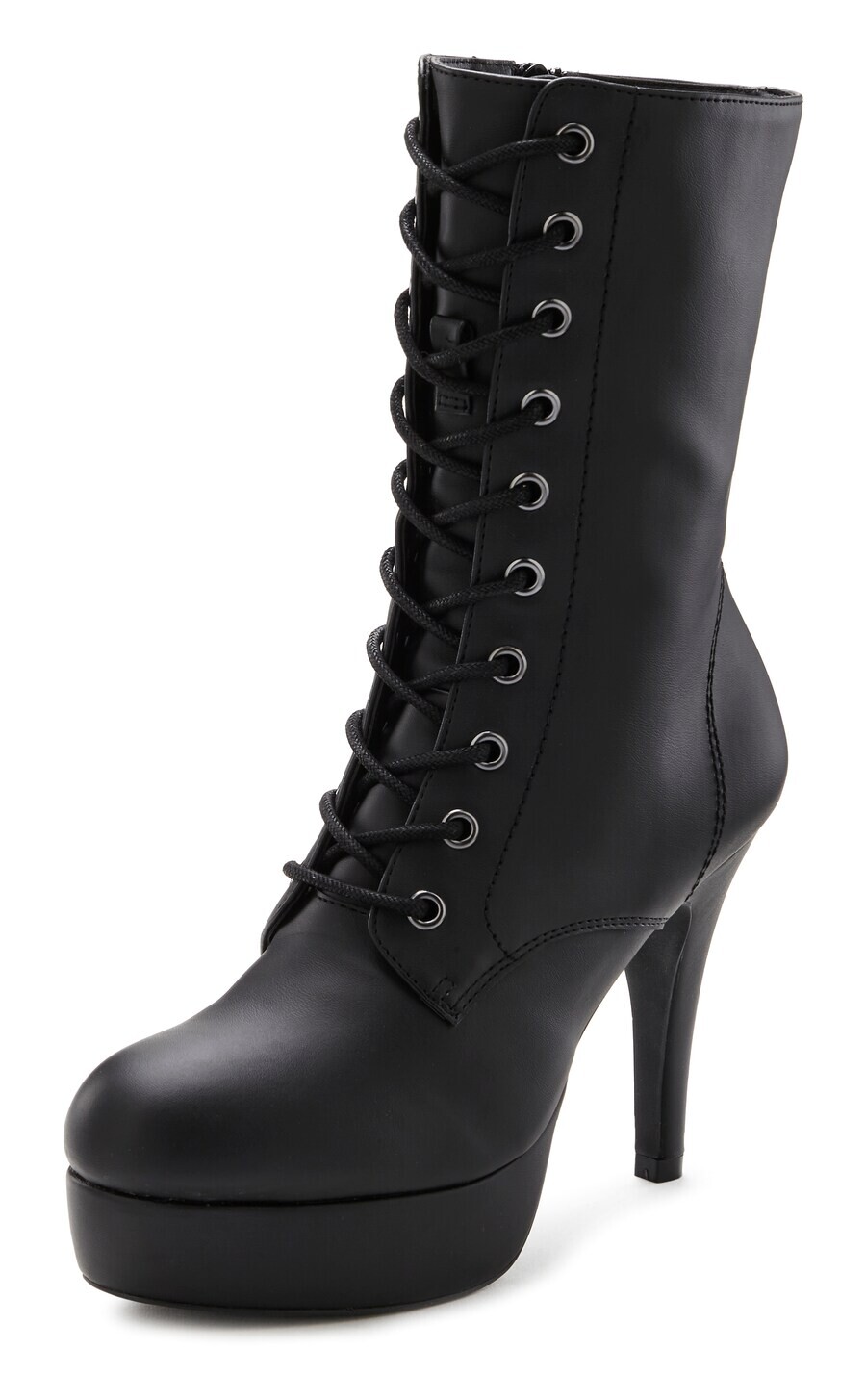 Ботильоны на шнуровке LASCANA Belle Affaire Lace-Up Ankle Boots, черный