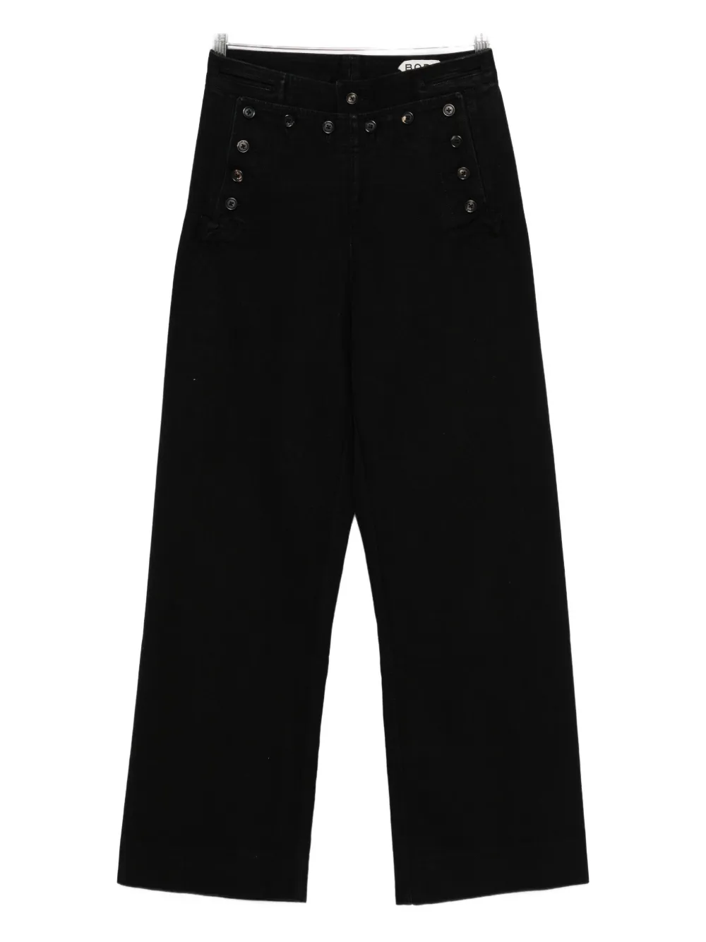 

Джинсы с декором в виде пуговиц Bode, черный