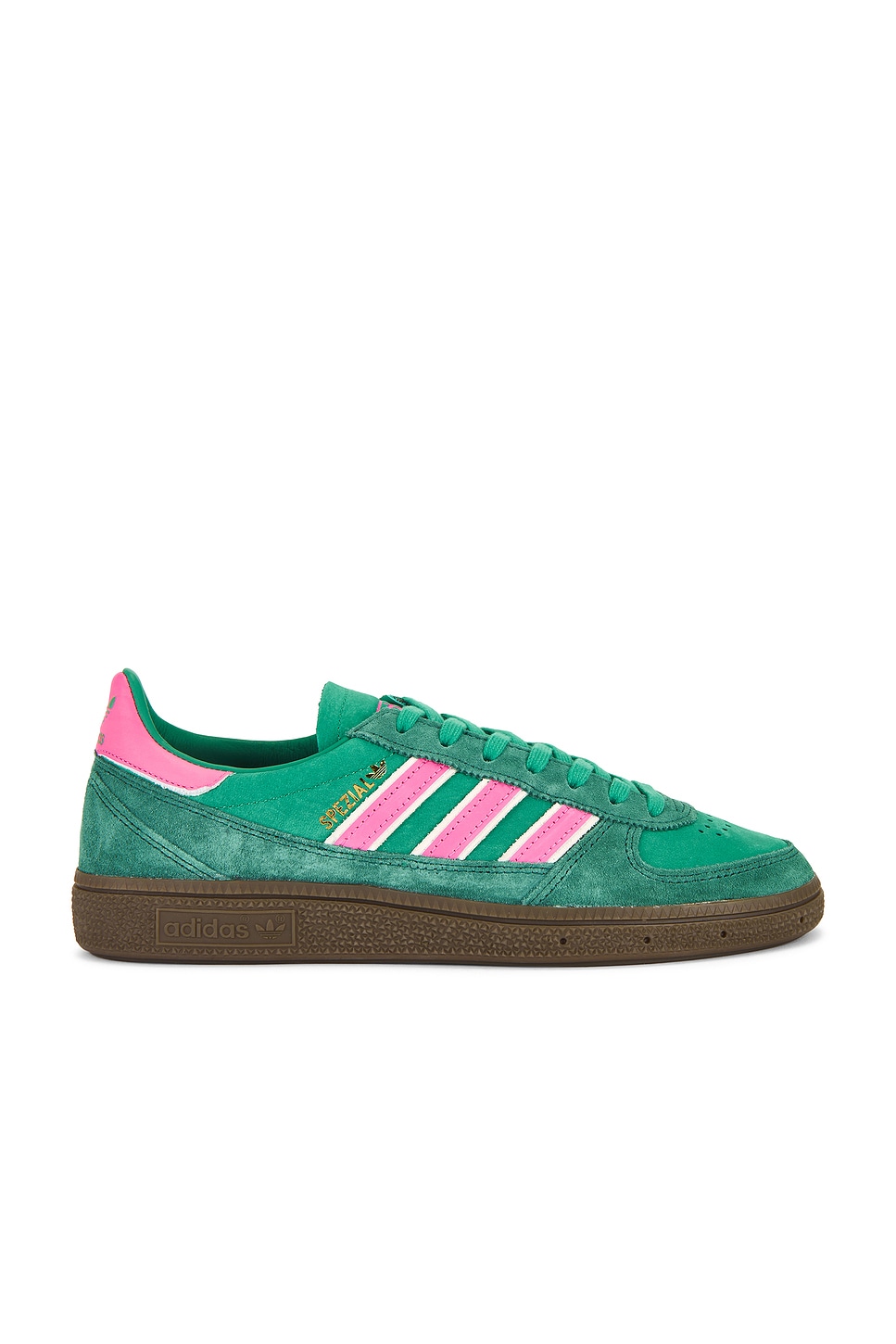 

Кроссовки Handball Spezial Wm Adidas Originals, Court Green, Lucid Pink, & Off White