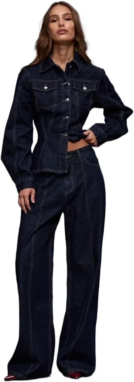 Джинсы с двойным швом, Women's Legendary, синие