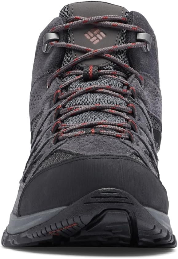Columbia мужские треккинговые ботинки Crestwood Mid Waterproof, Dark Grey/Deep Rust — фото 3