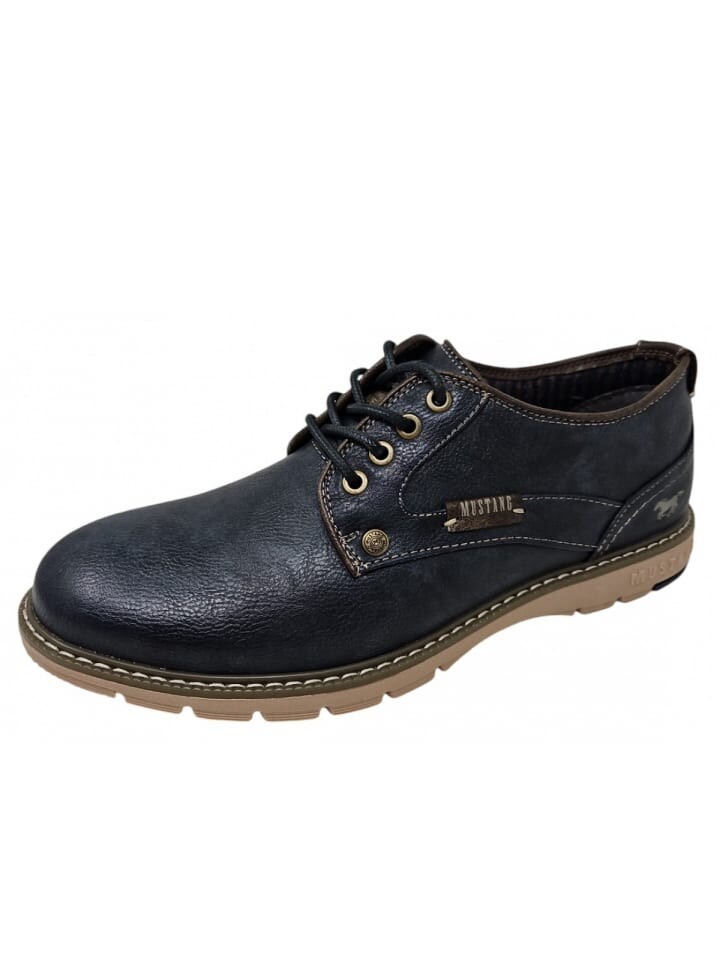 

Туфли на шнуровке MUSTANG SHOES sportlicher Schnürer Mustang, синий