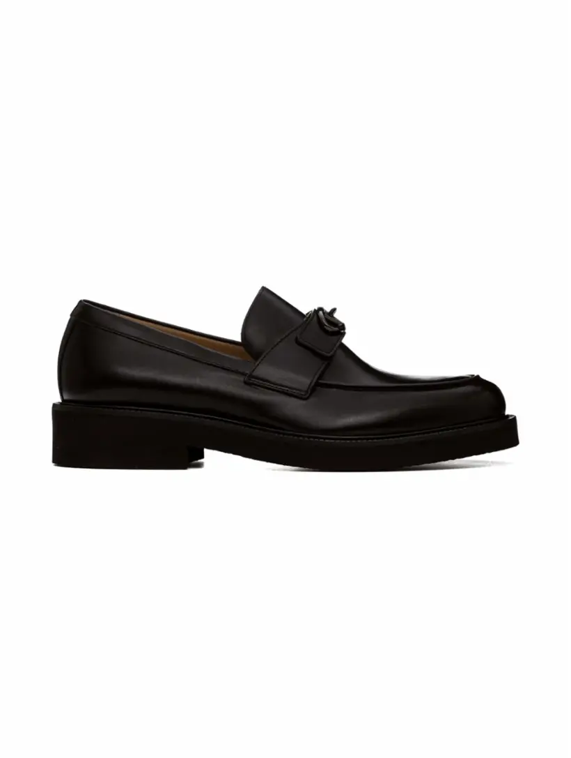 

Кожаные лоферы V-logo Locker Valentino Garavani, черный