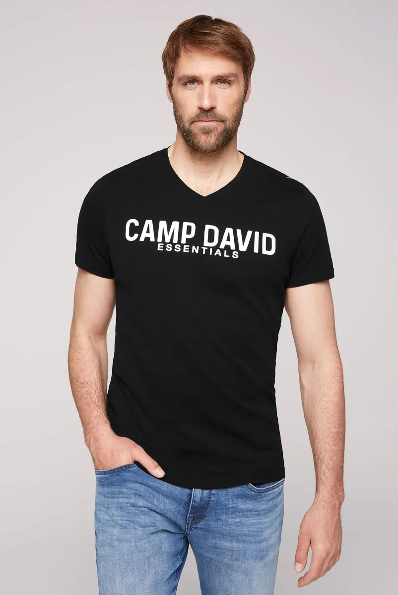 

Футболка CAMP DAVID, хлопок, черный