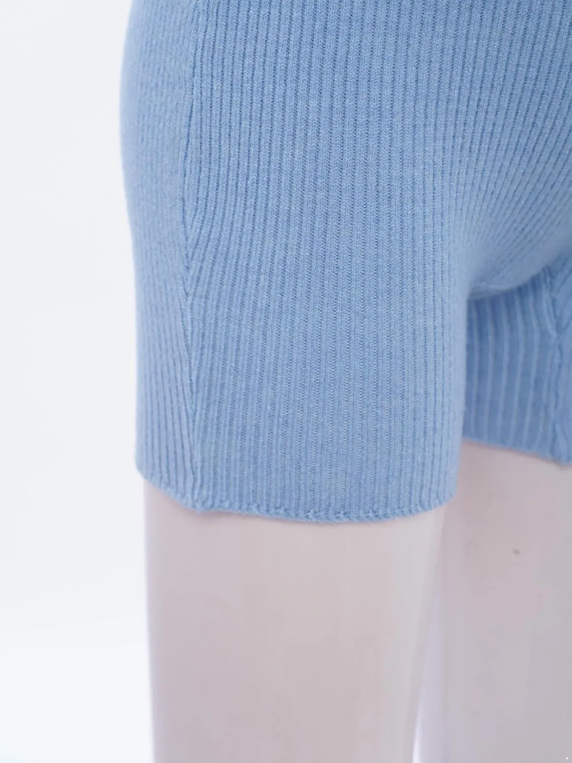 Детские шорты для танцев и спорта Ribbed Knitted, JEYPINMI, синий — фото 2