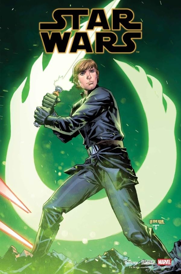 

Star Wars #1 Ken Lashley Foil Variant Cover with Rated Comics Acrylic Backer (Rated Comics)