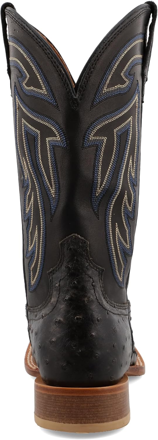 Ковбойские сапоги Twisted X Men's Ruff Stock Western с широким квадратным носком - Mrs0067, Distressed Saddle & Peacock — фото 3