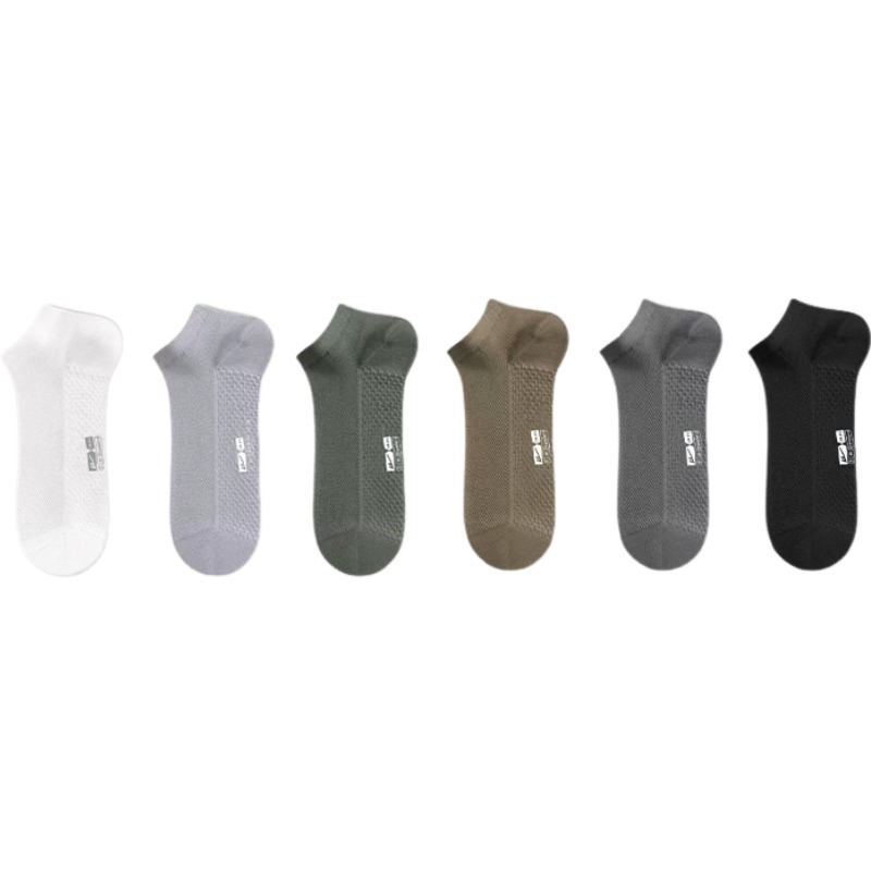 

Носки Unisex WARRIOR, 6 pack (черный+белый+зеленый+coffee+темно-серый+светло-серый)