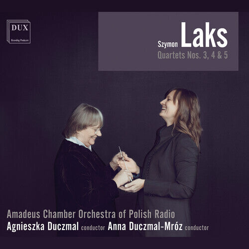 

CD диск Laks / Amadeus Chamber Orchestra of Polish Radio: Quartets 3 4 & 5