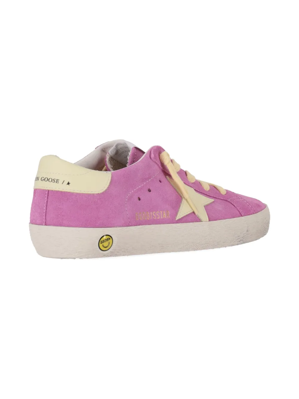 Кеды Super-Star на шнуровке Golden Goose Kids, розовый — фото 3