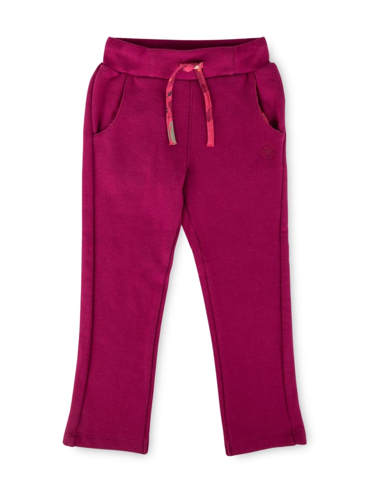 

Спортивные брюки Fancy Forest ягодного цвета Sigikid