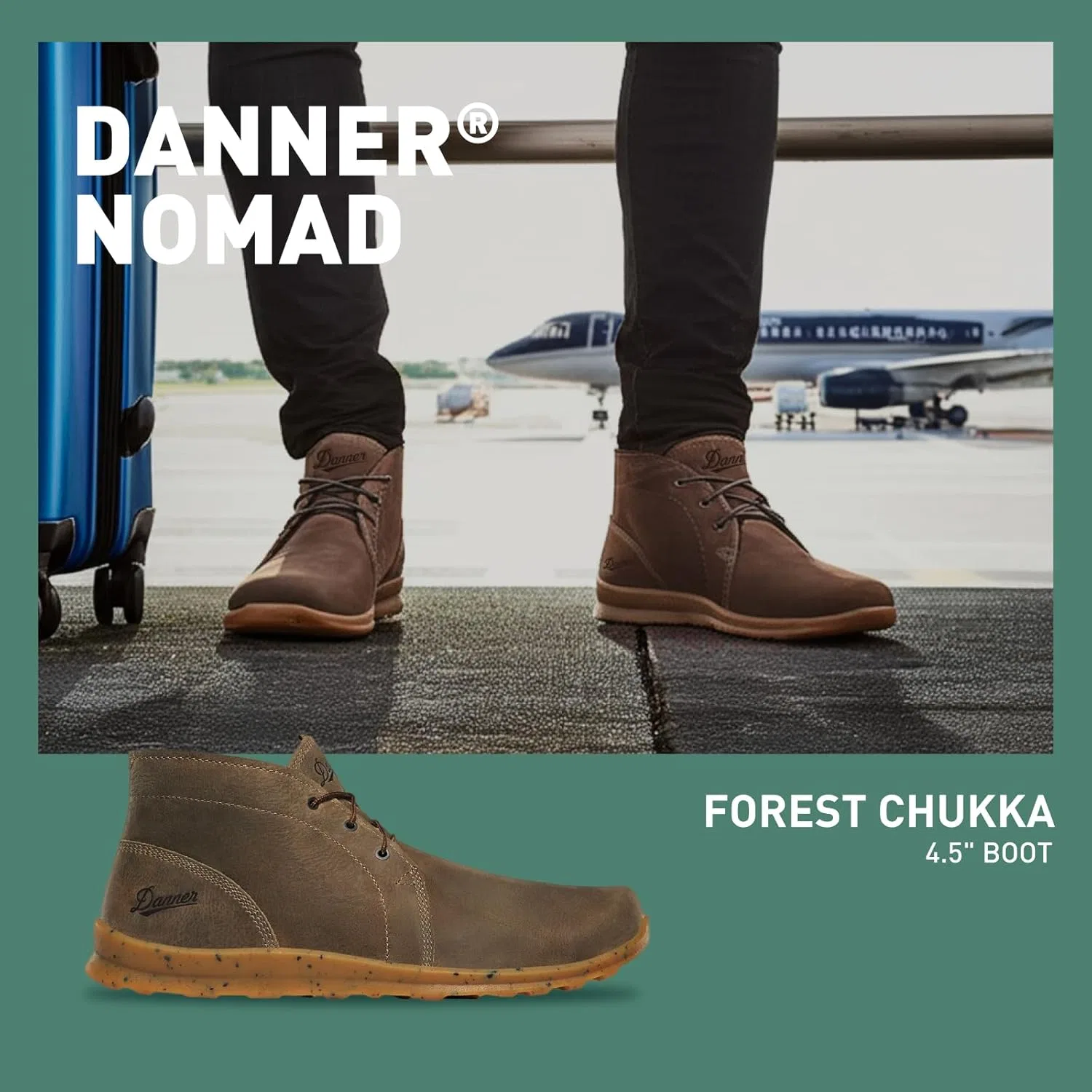 Мужские ботинки Danner Pilgrim Forest Chukka Lifestyle, высота голенища 4,5 дюйма, Timberwolf Nubuck — фото 2