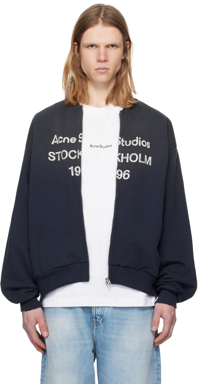 

Свитер с логотипом на молнии Acne Studios
