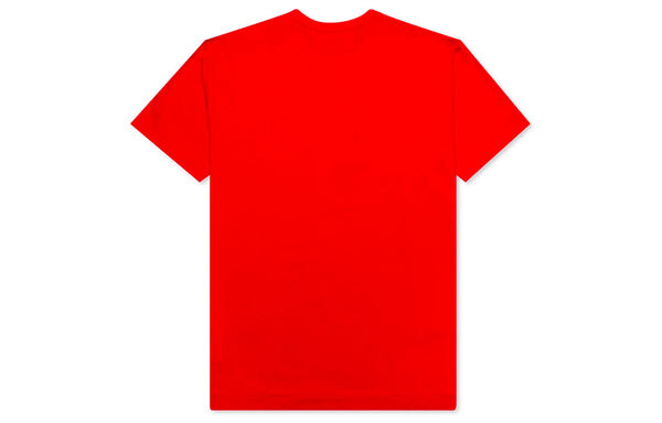 Футболка kawakubo rei love short sleeve red Comme Des Garcons Play, красный — фото 2