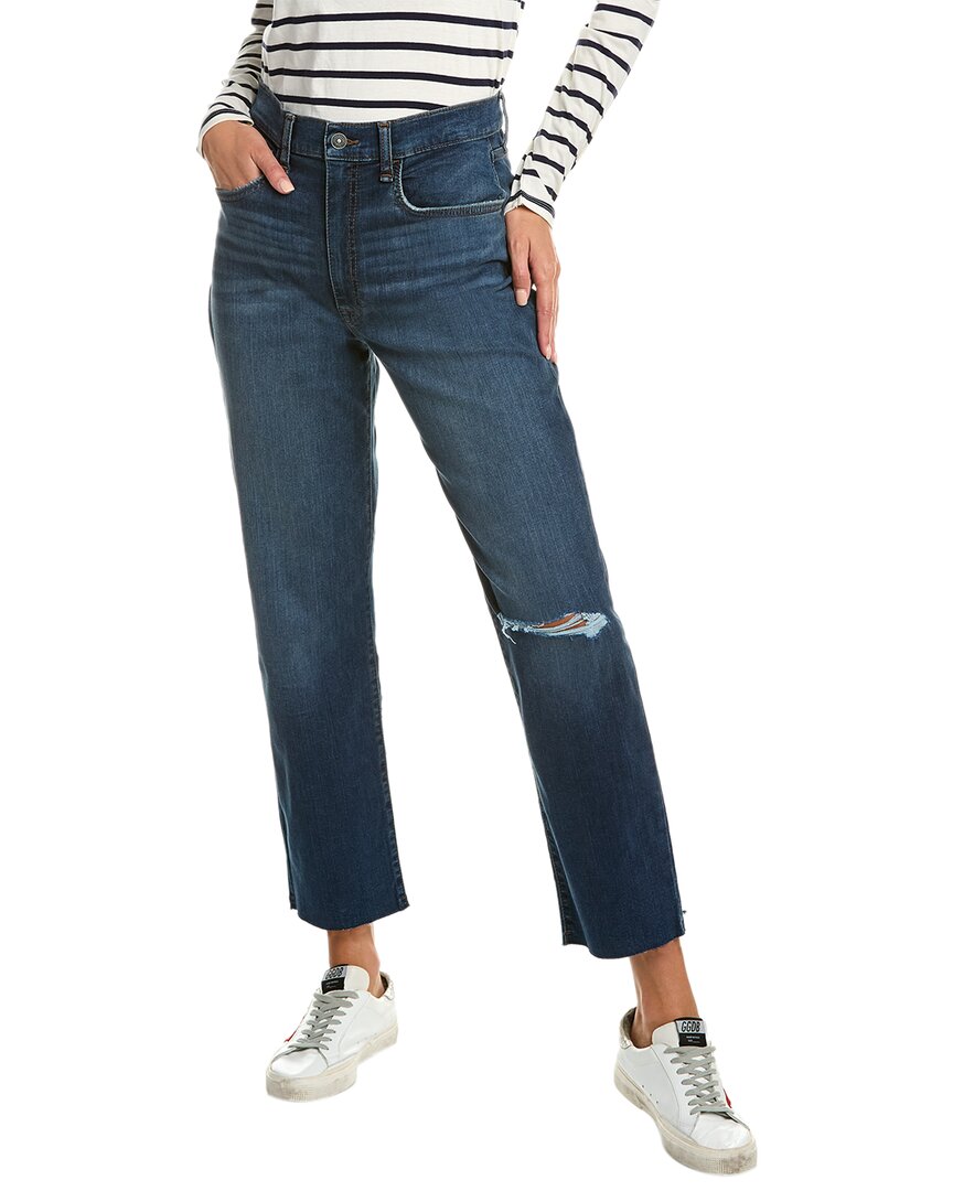 

Джинсы HUDSON Kass Emma с высокой посадкой, прямые джинсы HUDSON Jeans, синий