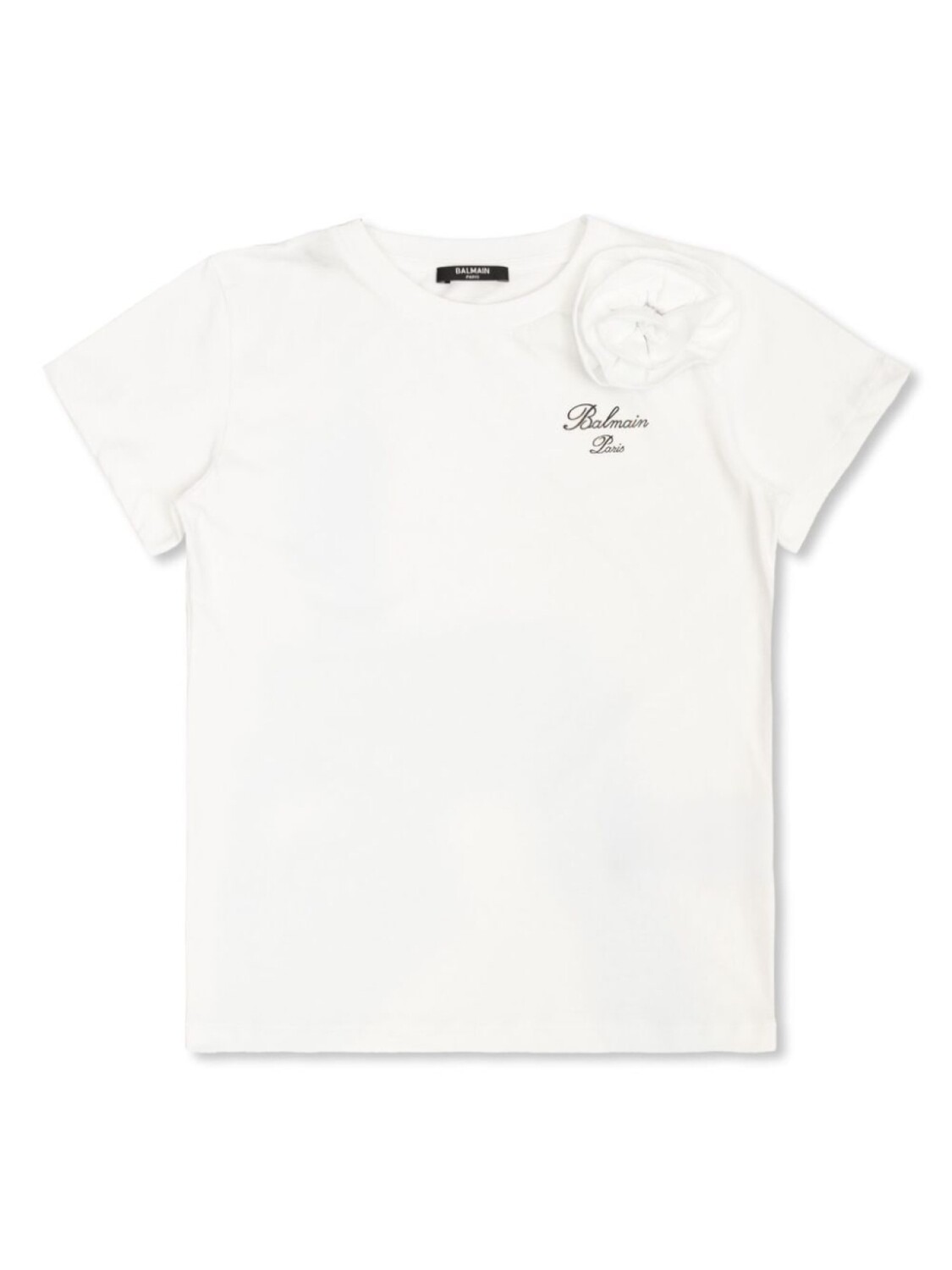 

Balmain Kids футболка из хлопка с логотипом, белый