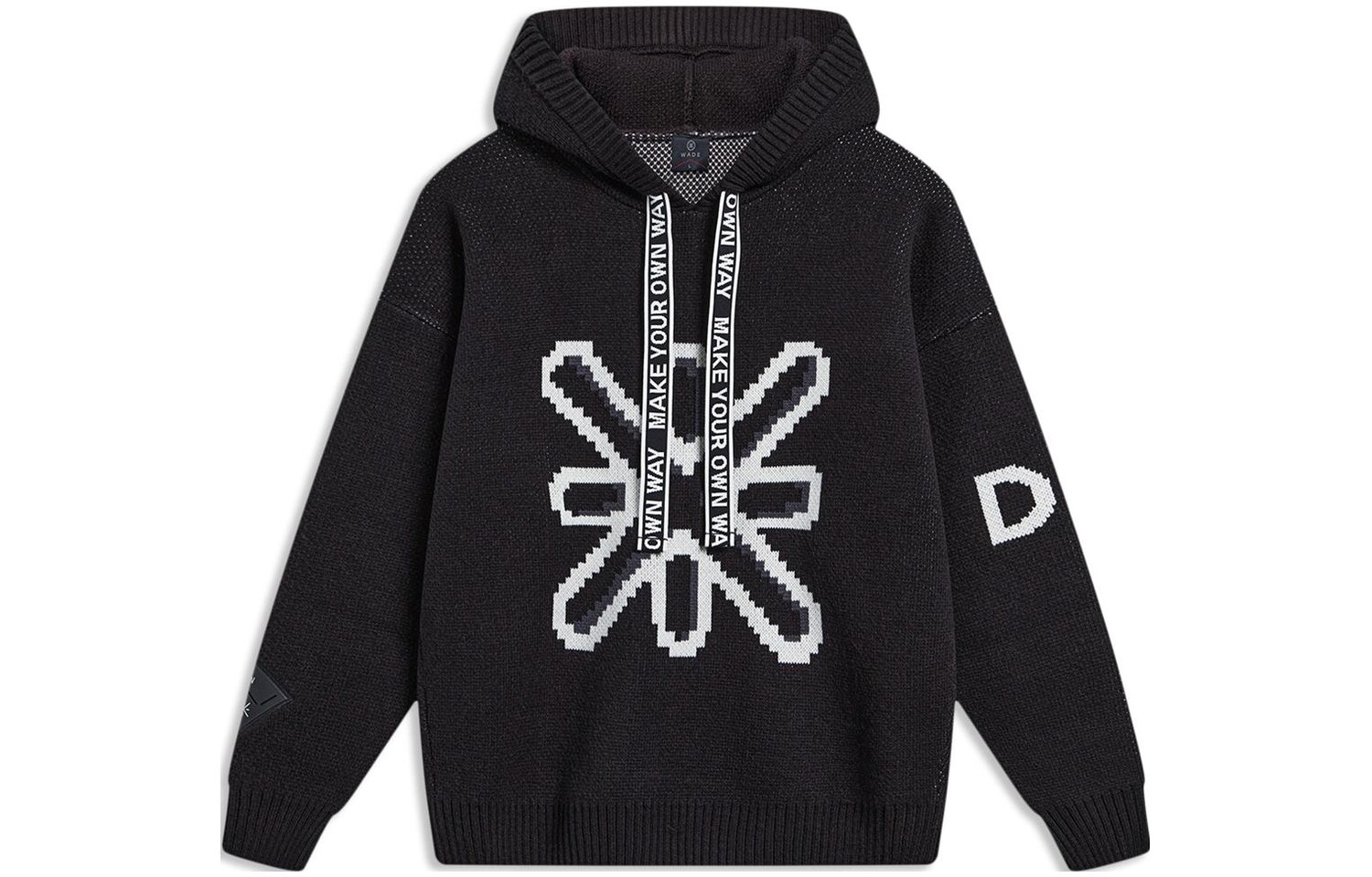 

Трикотаж коллекции Wade, унисекс, черный Lining, черный