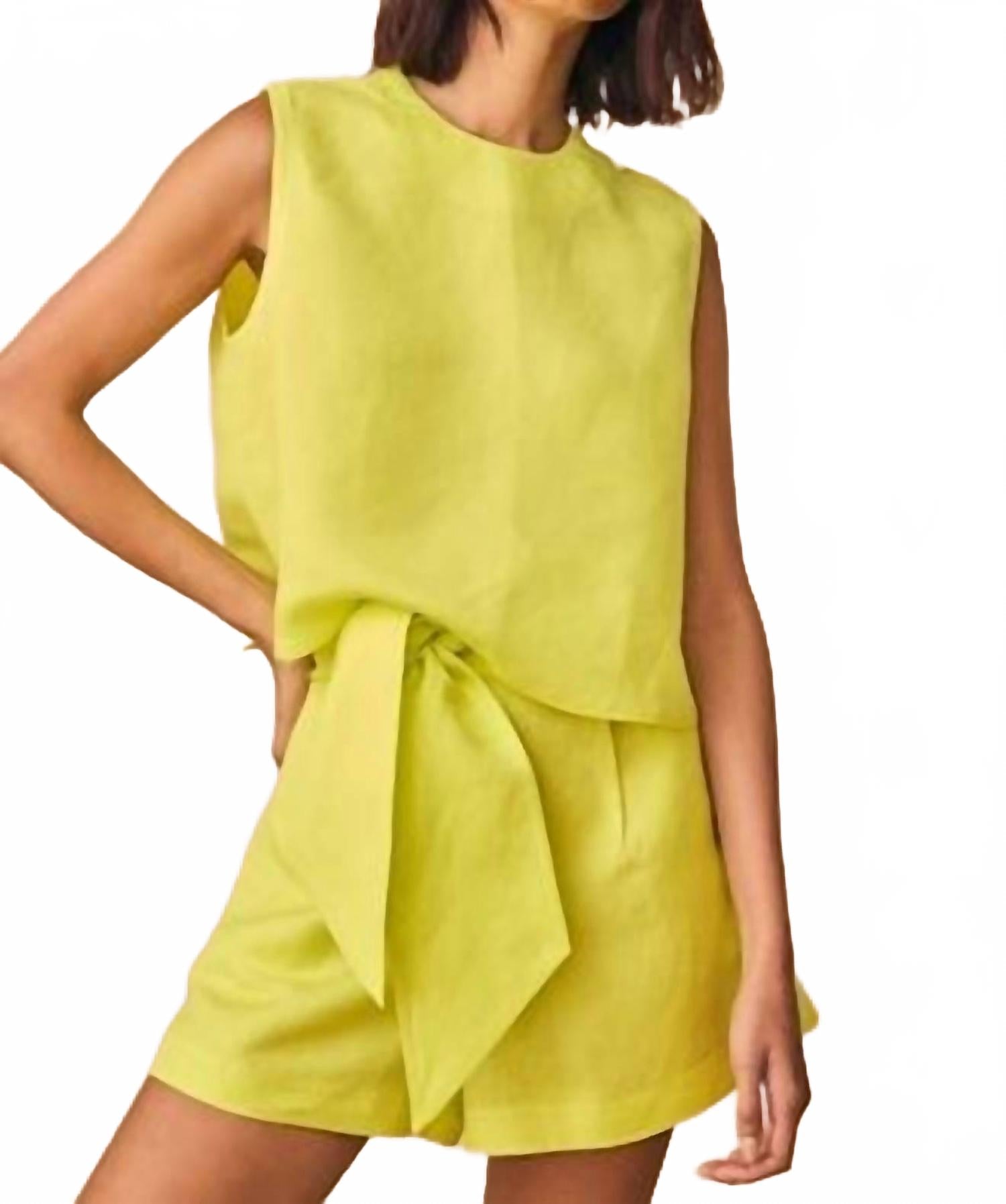 

Шорты Ashton в лаймовом цвете HUNTER BELL, Lime