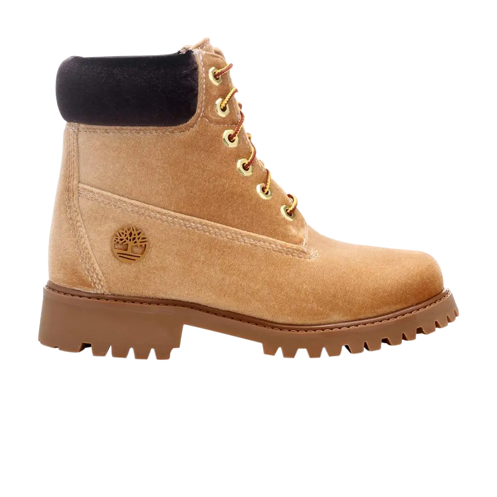 Ботинки Off-White x Timberland Wmns 6 Inch, желто-коричневый