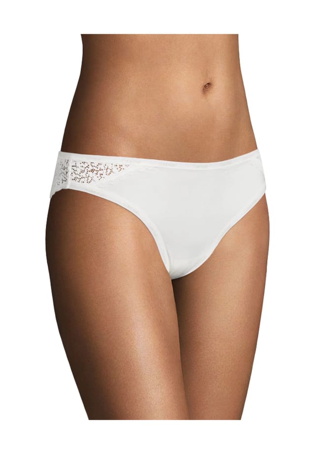 

Кокетливые бразильские кружевные трусики Calvin Klein, белый