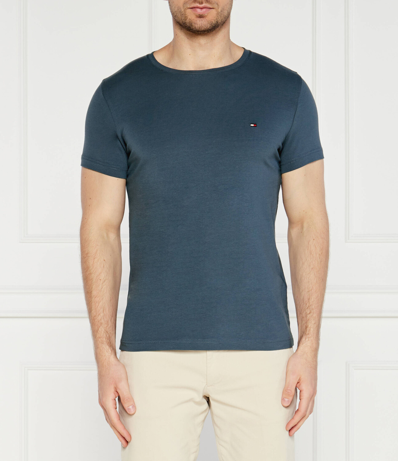 

Футболка Tommy Hilfiger Slim Fit stretch, синий