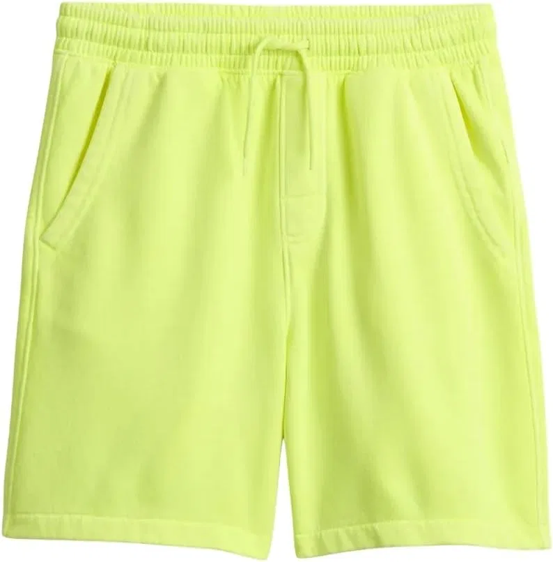 Детские шорты Gap Pull on Washed Knit Short, Radioactive Neon Prt
